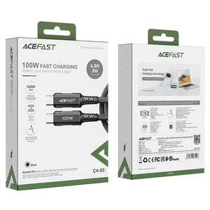 Acefast Super Durable Premium Data Cable Type C to Type C 100W