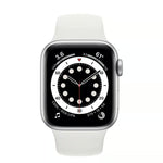 Apple Watch Series 6 44MM Stainless Steel GPS Cellular Silver - As New - Pre-owned