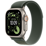 Apple Watch Ultra 1 49MM Titanium GPS + Cellular Green Trail Loop - Excellent Pre-owned