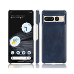 Hard Leather Case for Google Pixel 7A - Blue