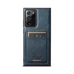 Magnetic Card Slots PU Leather Case for Samsung Galaxy Note 20 Ultra - Blue