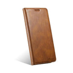 Magnetic Wallet Leather Phone Case For iPhone for iPhone 13 Pro - Tan