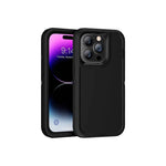 Rugged Shockproof Heavy Duty Case for iPhone 12/12 Pro - Black