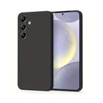 Silicone Cushion Case for Samsung Galaxy S23 Ultra - Black