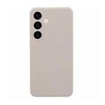 Silicone Cushion Case for Samsung Galaxy S24 Plus - Cream