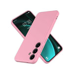 Silicone Cushion Case for Samsung Galaxy S24 Ultra - Pink