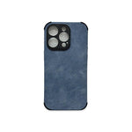 Soft TPU Suede Phone Case Blue - For iPhone 14 Pro