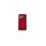 Soft TPU Suede Phone Case Cherry - For iPhone 14 Pro