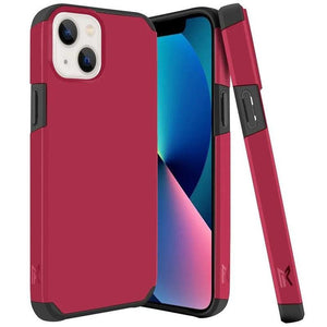Soft TPU Suede Phone Case Cherry - For iPhone 14