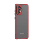 Translucent Frosted Case for Samsung Galaxy S24 Ultra - Red