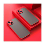 Translucent Frosted Case for iPhone 14 Pro Max- Red