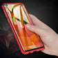 360° Front and Back Double Sided Tempered Glass Case for S22 - Red