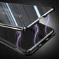 360° Front and Back Double Sided Tempered Glass Case for S22 Ultra - Black