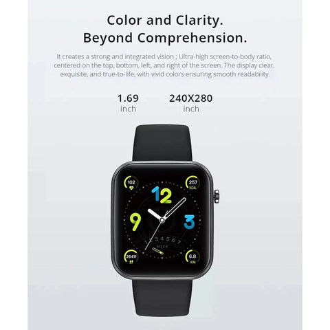 Colmi P15 Smart watch 1.69" Fitness tracking - Black Colmi P15 Smart watch 1.69" Fitness tracking - Black