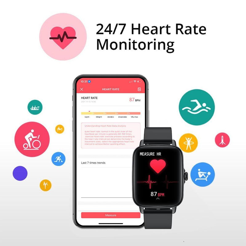 Colmi P28 Smart watch 1.69" display, Push Notifications - Grey Colmi P28 Smart watch 1.69" display, Push Notifications - Grey