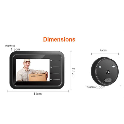Electronic Anti-theft Doorbell Home Security Camera- Battery Powered Electronic Anti-theft Doorbell Home Security Camera- Battery Powered