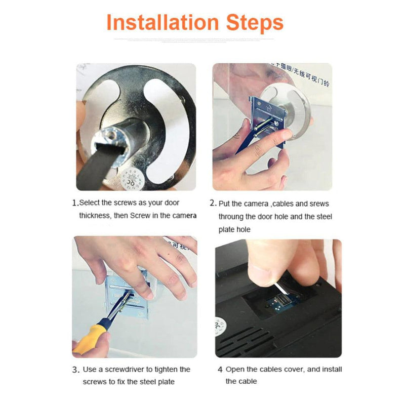Electronic Anti-theft Doorbell Home Security Camera- Battery Powered Electronic Anti-theft Doorbell Home Security Camera- Battery Powered