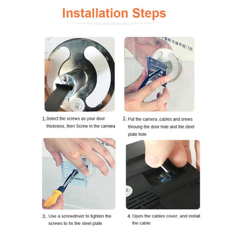Electronic Anti-theft Doorbell Home Security Camera- Battery Powered Electronic Anti-theft Doorbell Home Security Camera- Battery Powered