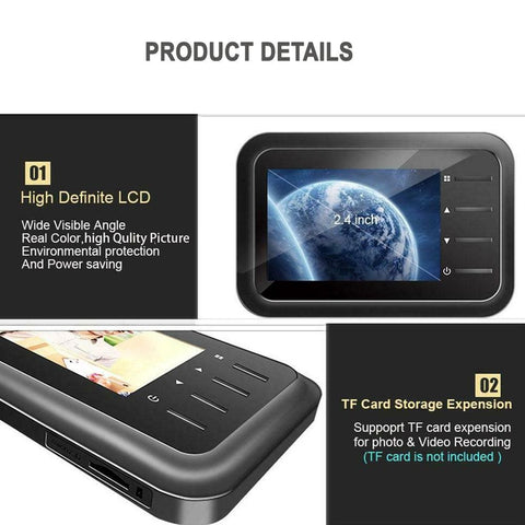 Electronic Anti-theft Doorbell Home Security Camera- Battery Powered Electronic Anti-theft Doorbell Home Security Camera- Battery Powered