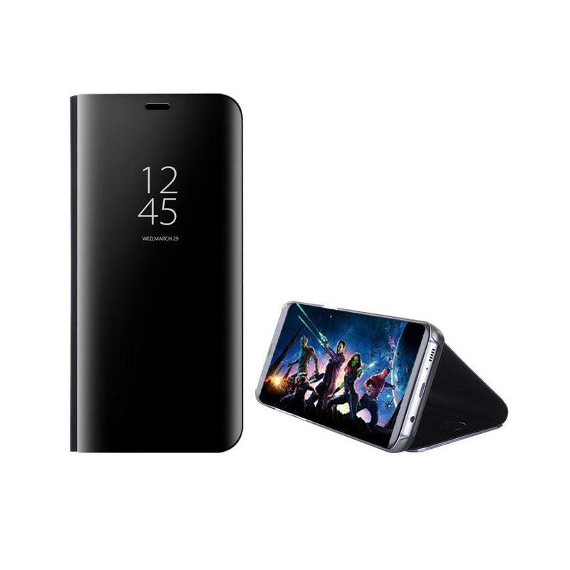 Smart Mirror Flipping Mobile Phone Case for Samsung Galaxy S21 Ultra - Black Smart Mirror Flipping Mobile Phone Case for Samsung Galaxy S21 Ultra - Black