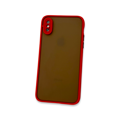 Translucent Frosted Case for iPhone X/XS - Red Translucent Frosted Case for iPhone X/XS - Red