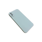 White Silicon Back Cover Case for iPhone XS MAX