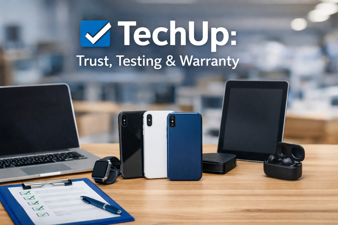 About TechUp: Trust, Testing & Warranty