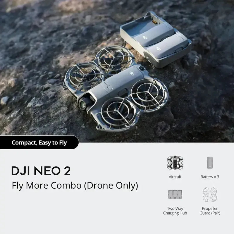 DJI Neo 2 Fly More Combo Drone Only - Excellent Pre-owned