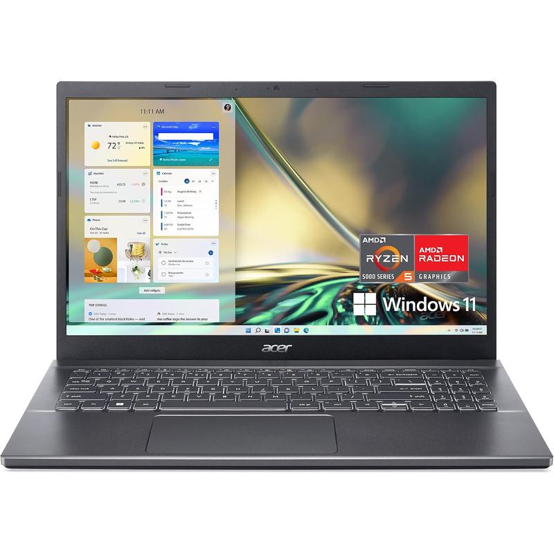 Acer Aspire 5 A515-47-R3VU 15.6-inch AMD Ryzen 3 5425U 8GB RAM 256GB SSD Steel Grey - Excellent Pre-owned