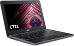 Acer Chromebook 311 C722 11.6-inch MediaTek Kompanio 500 (MT8183) 4GB RAM 32GB Shale Black - Good Pre-owned