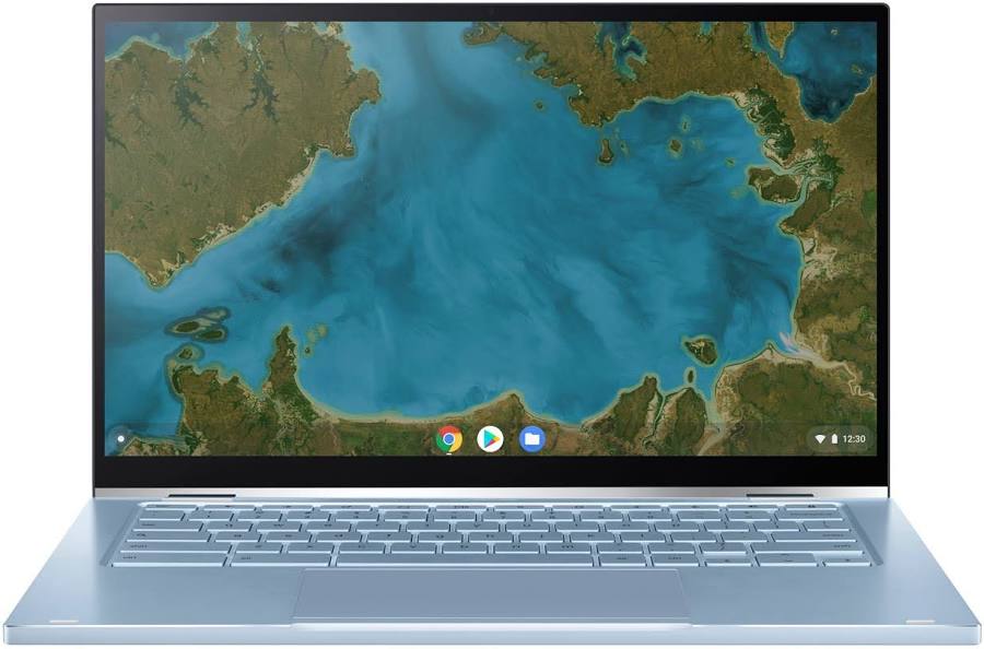 ASUS Chromebook Flip C433 14-inch Intel Core m3-8100Y 4GB 64GB 2-in-1 Touch Silver - Acceptable Pre-owned
