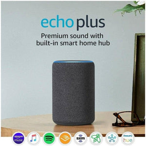 Amazon Echo Plus (2nd gen) - Charcoal Fabric - Open Box