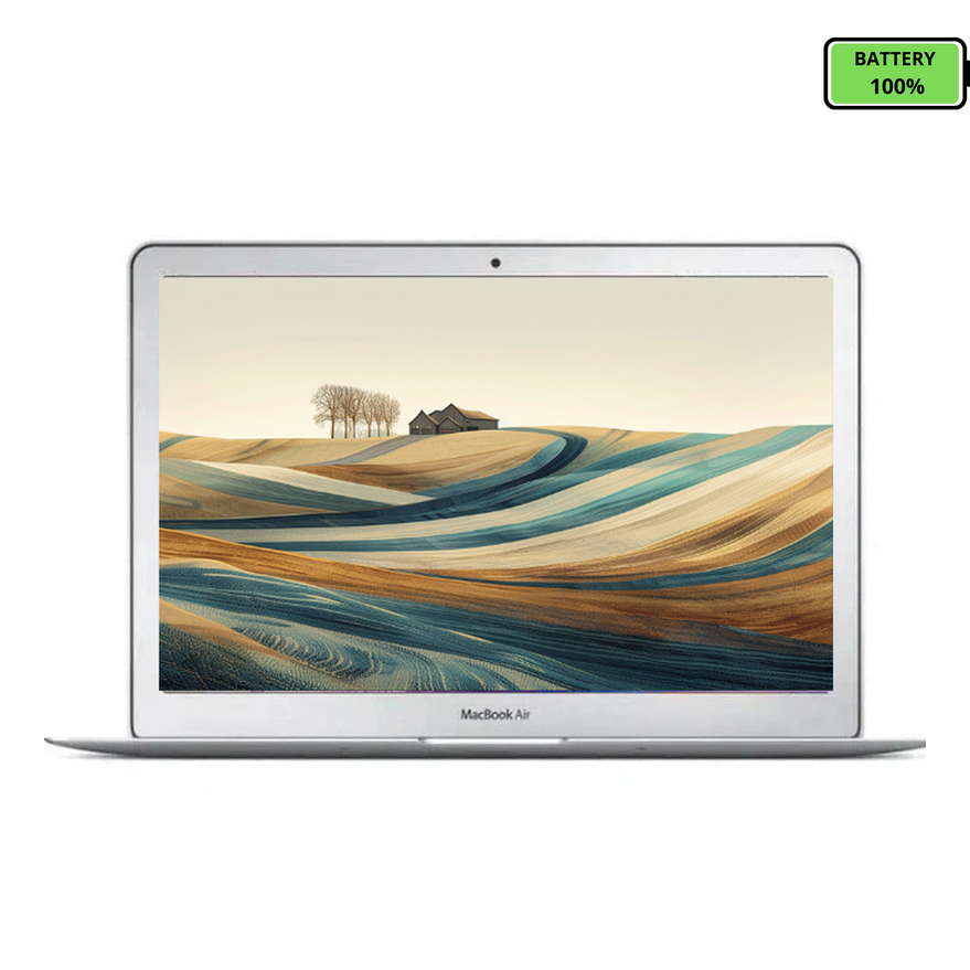 Apple MacBook Air 13" 2017 i5 8GB RAM 128GB Silver - Good - Pre-owned (New Battery)