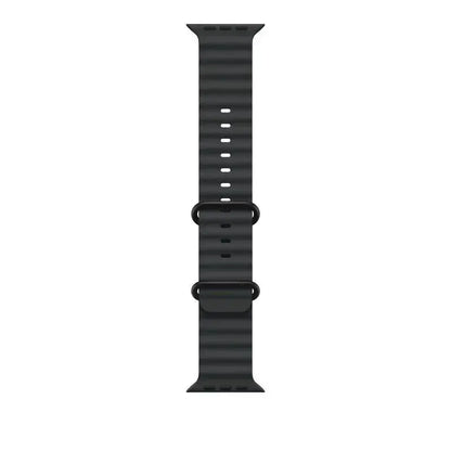 Apple Watch Original 49-mm Ocean Band One Size Black - Premium Refurbished