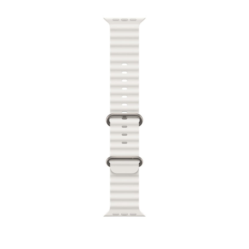 Apple Watch Original 49-mm Ocean Band One Size White - Premium Refurbished