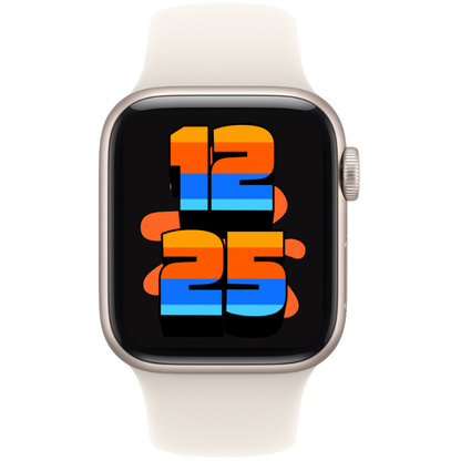 Apple Watch SE 3 40mm Aluminium GPS + Cellular Starlight with Starlight Sport Band (100% Battery) - Good Pre-owned
