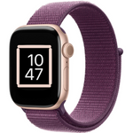 Apple Watch Series 10 42mm Aluminium GPS Rose Gold with Plum Sport Loop (100% Battery) - Premium Pre-owned