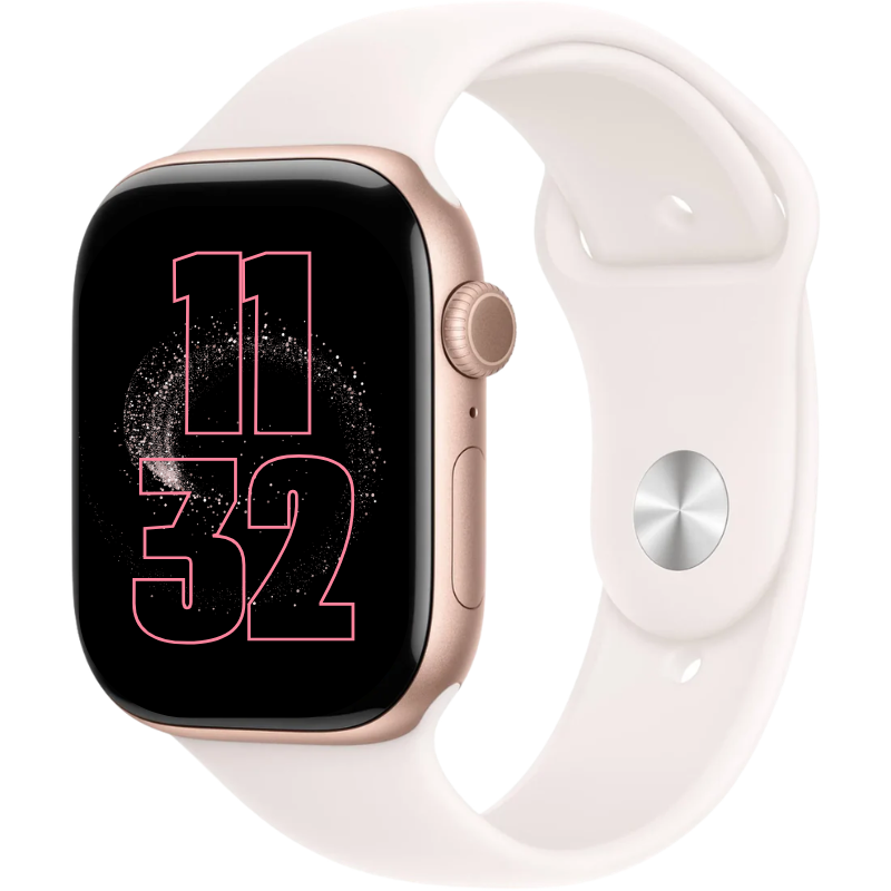 Apple Watch Series 10 46mm Aluminium GPS + Cellular Rose Gold with Light Blush Sport Band S/M - Brand New