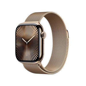 Apple Watch Series 10 46mm Titanium GPS + Cellular Gold with Milanese Loop M/L - Brand New