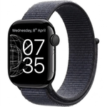 Apple Watch Series 10 GPS 46mm Aluminium Jet Black with Ink Sport Loop (100% Battery Health) - Premium Pre-owned
