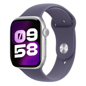Apple Watch Series 11 46MM Aluminium GPS + Cellular Silver with Purple fog Band - Open Box