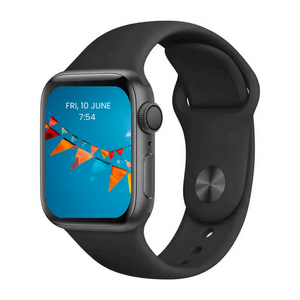 Apple Watch Series 4 44MM Aluminium GPS Black - Good - Refurbished (New Battery)