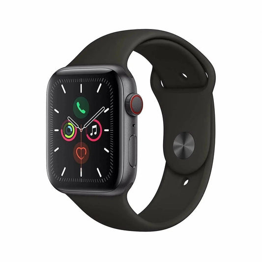Apple Watch Series 5 44MM Aluminium GPS Cellular Black Very Good - Pre-owned