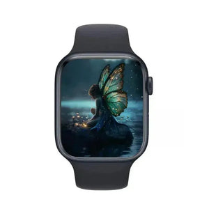Apple Watch Series 7 41MM Aluminium GPS Black- Good Refurbished (New Battery)