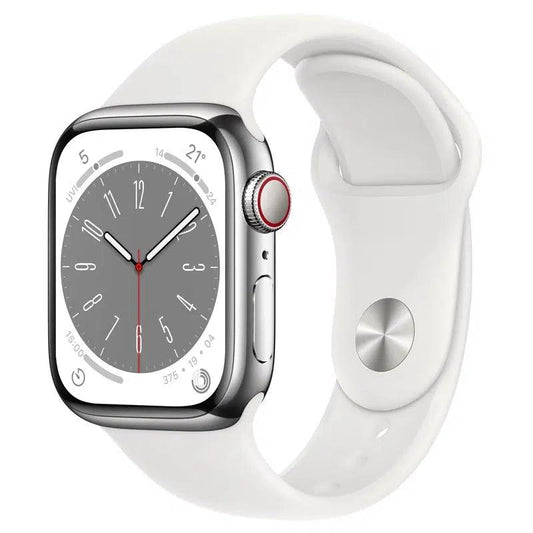Apple Watch Series 7 41mm Aluminium Wifi & Cellular Silver - As New - Pre-owned