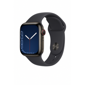 Apple Watch Series 7 45MM Stainless Steel GPS + Cellular Graphite - Excellent - Pre-owned