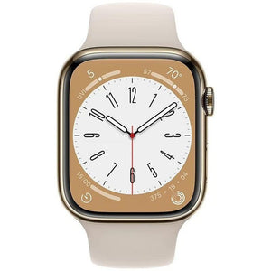 Apple Watch Series 8 45MM Stainless Steel GPS Gold - As New - Pre-owned
