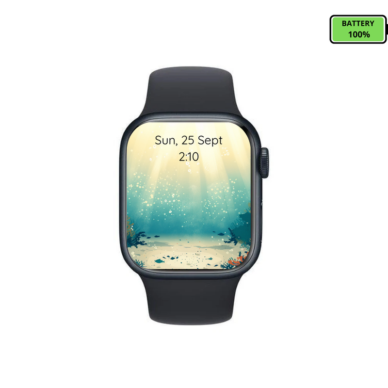 Apple Watch Series 9 41MM Aluminium GPS Midnight Black - Premium - Pre-owned (Battery 100%)