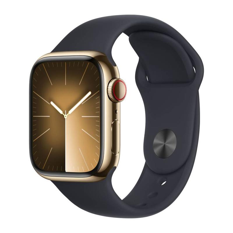 Apple Watch Series 9 45MM Gold Stainless Steel GPS + Cellular - Excellent Pre-owned