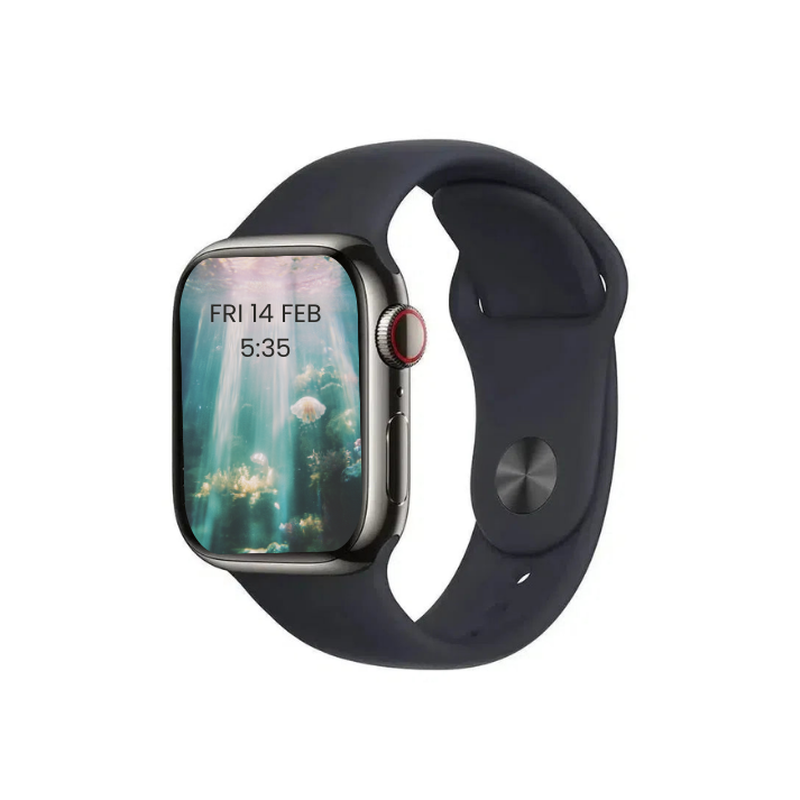 Apple Watch Series 9 41MM Stainless Steel GPS + Cellular (100% Battery) Graphite - Premium Pre-owned